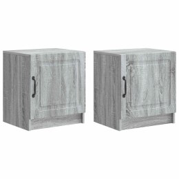 VidaXL Szafka Nocna 2 pcs Szary Sonoma 43 x 34,5 x 47 cm