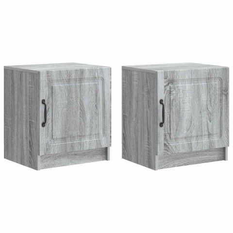 VidaXL Szafka Nocna 2 pcs Szary Sonoma 43 x 34,5 x 47 cm