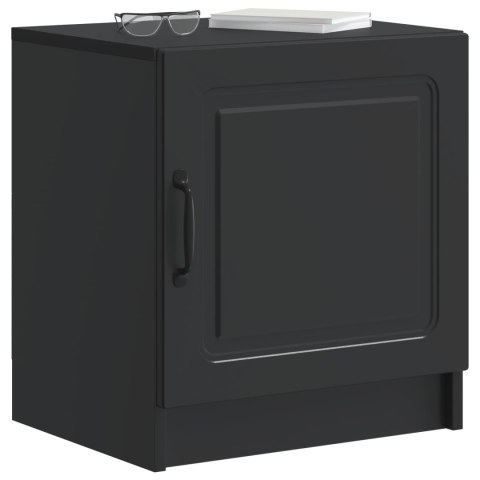 VidaXL Szafka Nocna Czarny 43 x 34,5 x 47 cm Drewno inżynieryjne