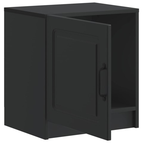 VidaXL Szafka Nocna Czarny 43 x 34,5 x 47 cm Drewno inżynieryjne