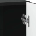 VidaXL Szafka Nocna Czarny 43 x 34,5 x 47 cm Drewno inżynieryjne