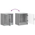 VidaXL Szafka Nocna Szary Sonoma 43 x 34,5 x 47 cm Drewno inżynieryjne