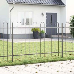 VidaXL Ogrodzenie Ogrodowe BOXTEL 7 pcs 11,9 x 1,2 m Szary