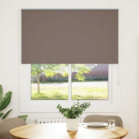 VidaXL Roleta zaciemniająca kawowa 125x175 cm Szerokość tkaniny