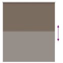 VidaXL Roleta zaciemniająca kawowa 125x175 cm Szerokość tkaniny