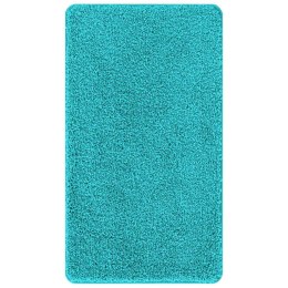VidaXL Mata łazienkowa antypoślizgowa Turkusowy 70 x 120 cm PP