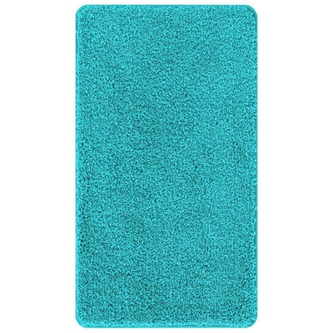 VidaXL Mata łazienkowa antypoślizgowa Turkusowy 70 x 120 cm PP
