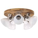 VidaXL Lampa sufitowa 25 W, biała, 50x50x25 cm, E27