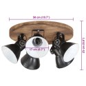 VidaXL Lampa sufitowa 25 W, czarna, 50x50x25 cm, E27