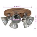VidaXL Lampa sufitowa 25 W, srebro vintage, 50x50x25 cm, E27