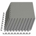 VidaXL Mata podłogowa 12 pcs Szary 4,32 m² Pianka EVA