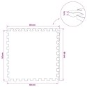 VidaXL Mata podłogowa 50 pcs Szary 18 m² Pianka EVA
