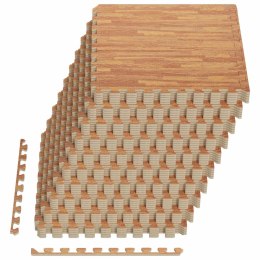 VidaXL Mata podłogowa 50 pcs drewno 18 m² Pianka EVA