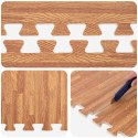 VidaXL Mata podłogowa 50 pcs drewno 18 m² Pianka EVA