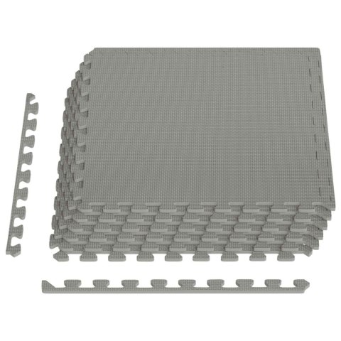 VidaXL Mata podłogowa 6 pcs Szary 2,16 m² Pianka EVA