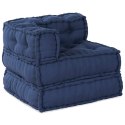 VidaXL Modularna jednostka sofy 2 pcs Indygo 140 x 70 x 56 cm tkanina