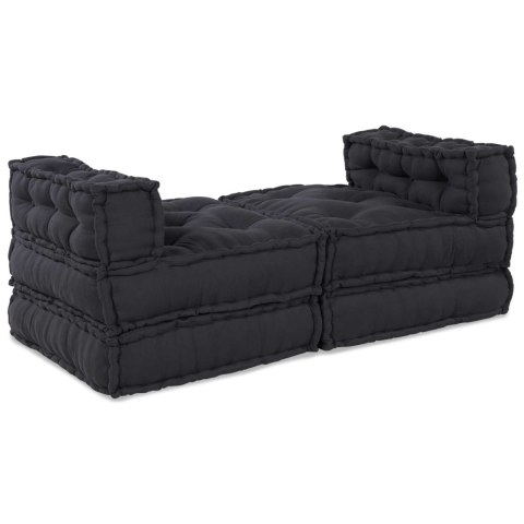 VidaXL Modularna jednostka sofy 4 pcs antracytowy tkanina