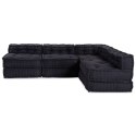 VidaXL Modularna jednostka sofy 4 pcs antracytowy tkanina