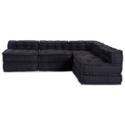 VidaXL Modularna jednostka sofy 4 pcs antracytowy tkanina
