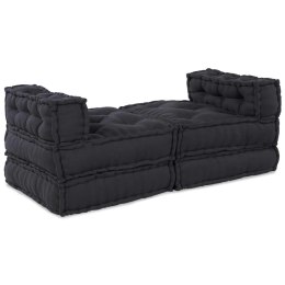 VidaXL Modularna jednostka sofy 4 pcs antracytowy tkanina