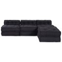 VidaXL Modularna jednostka sofy 4 pcs antracytowy tkanina