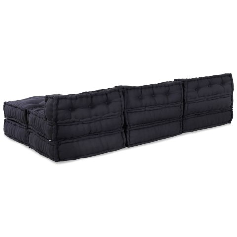 VidaXL Modularna jednostka sofy 4 pcs antracytowy tkanina