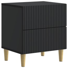 VidaXL Szafka Nocna Czarny 43 x 34,5 x 48 cm Drewno inżynieryjne