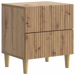 VidaXL Szafka Nocna Dąb artisan 43 x 34,5 x 48 cm Drewno inżynieryjne