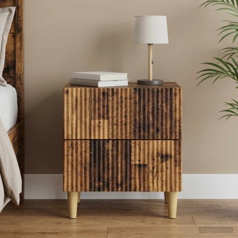 VidaXL Szafka Nocna Stare drewno 43 x 34,5 x 48 cm Drewno inżynieryjne