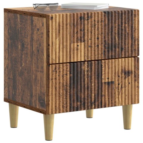 VidaXL Szafka Nocna Stare drewno 43 x 34,5 x 48 cm Drewno inżynieryjne