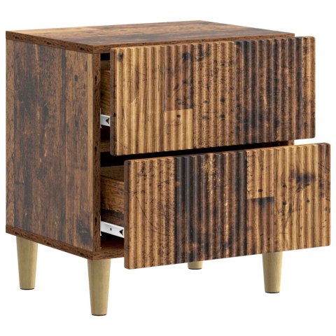 VidaXL Szafka Nocna Stare drewno 43 x 34,5 x 48 cm Drewno inżynieryjne