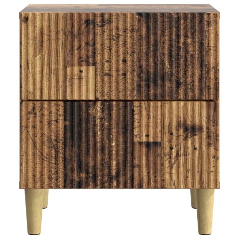 VidaXL Szafka Nocna Stare drewno 43 x 34,5 x 48 cm Drewno inżynieryjne