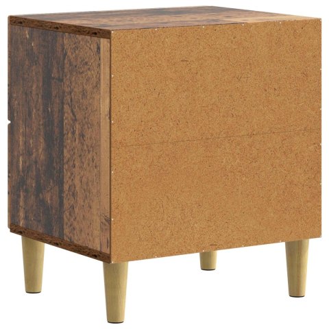 VidaXL Szafka Nocna Stare drewno 43 x 34,5 x 48 cm Drewno inżynieryjne