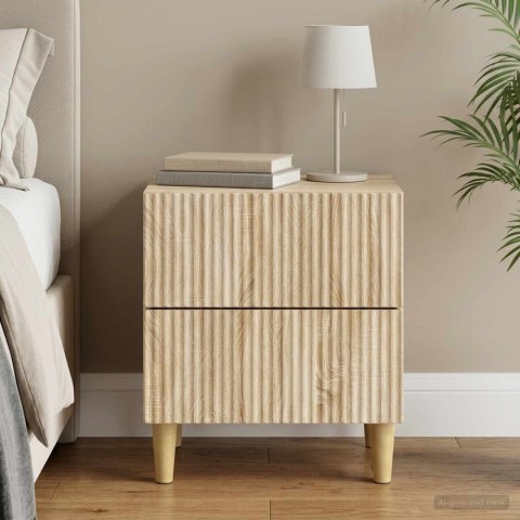 VidaXL Szafka Nocna dąb Sonoma 43 x 34,5 x 48 cm Drewno inżynieryjne
