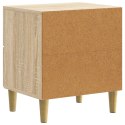 VidaXL Szafka Nocna dąb Sonoma 43 x 34,5 x 48 cm Drewno inżynieryjne