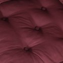VidaXL 2-osobowa sofa modułowa Bordowy 140x70x36 Tkanina