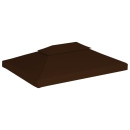 2-POZIOMOWE ZADASZENIE DO ALTANY 310 G/M² 4X3 M BRĄZOWE
