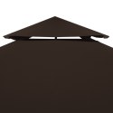 2-POZIOMOWE ZADASZENIE DO ALTANY 310 G/M² 4X3 M BRĄZOWE