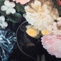 VidaXL Dywan kuchenny Czarny 150 x 45 cm Aksamit