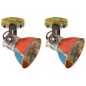 VidaXL Industrialne lampy ścienne/sufitowe, 2 szt, 17x24 cm, E27