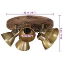 VidaXL Lampa sufitowa, 25 W, antyczny mosiądz, 50x50x25 cm, E27