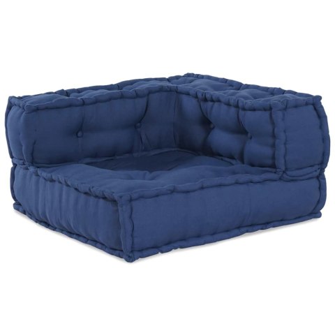 VidaXL Modularna jednostka sofy 3 pcs Indygo 140 x 70 x 36 cm tkanina