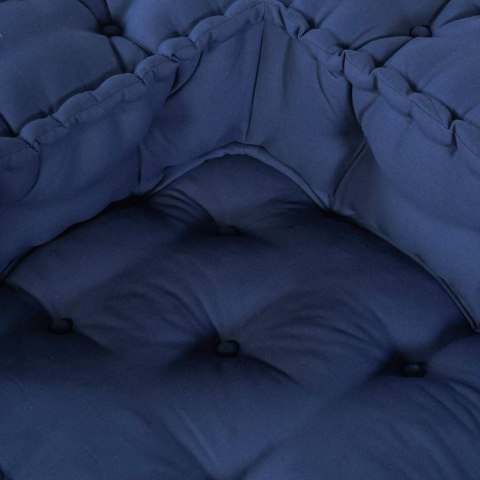 VidaXL Modularna jednostka sofy 3 pcs Indygo 140 x 70 x 36 cm tkanina