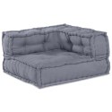 VidaXL Modularna jednostka sofy 3 pcs Szary 140 x 70 x 36 cm tkanina