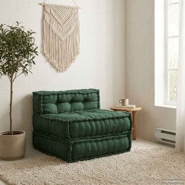 VidaXL Modułowa sofa, zielony, 70x70x54, tkanina