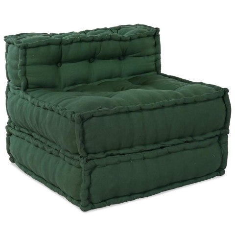 VidaXL Modułowa sofa, zielony, 70x70x54, tkanina