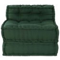 VidaXL Modułowa sofa, zielony, 70x70x54, tkanina