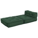 VidaXL Modułowa sofa, zielony, 70x70x54, tkanina