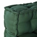 VidaXL Modułowa sofa, zielony, 70x70x54, tkanina
