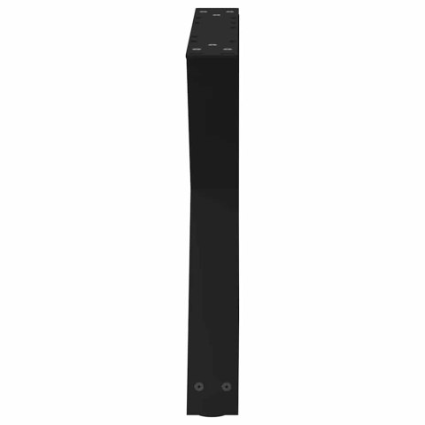 NOGI DO STOLIKA KAWOWEGO 2 SZT. CZARNE 50X(42-43,3)CM STAL